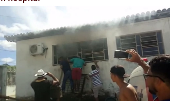 Maiquinique: problema no ar condicionado pode ter motivado um princípio de incêndio em hospital