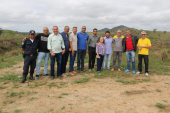 Prefeito Rodrigo Hagge, secretários e vereadores visitam lagoas de tratamento de esgotos para despoluição do Rio Catolé