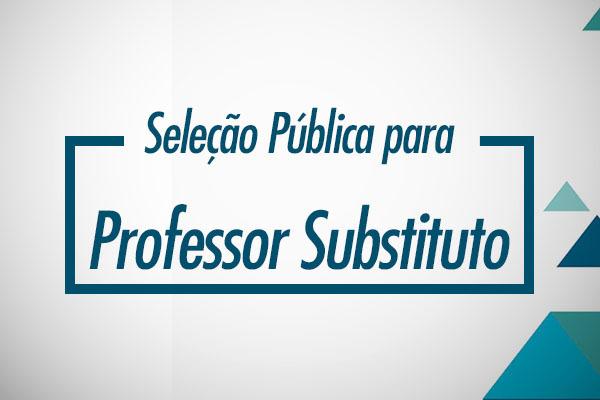 UESB: Seleção pública para professor substituto