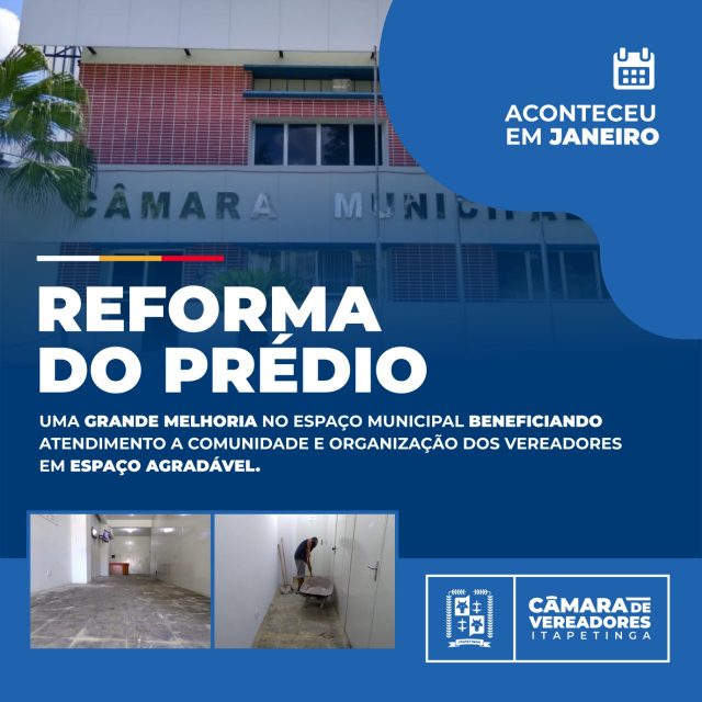 Câmara de Vereadores de Itapetinga apresenta balanço positivo no começo de 2020
