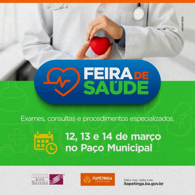 Em parceria com a FJS, Prefeitura de Itapetinga realizará Feira de Saúde Municipal