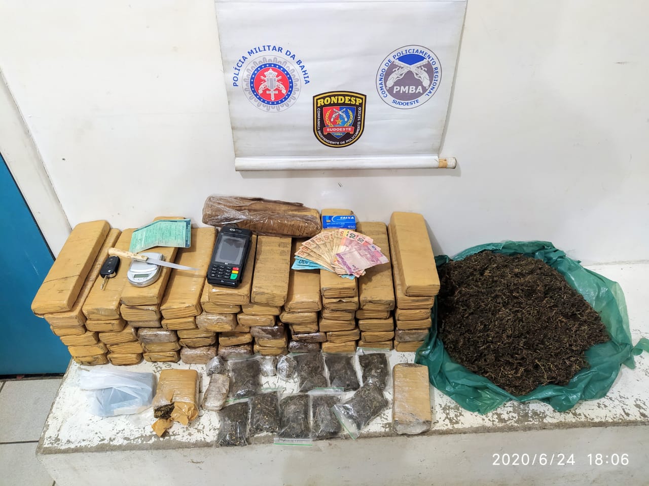 Urgente em Conquista: Rondesp realiza grande apreensão de drogas em operação nesta quarta-feira