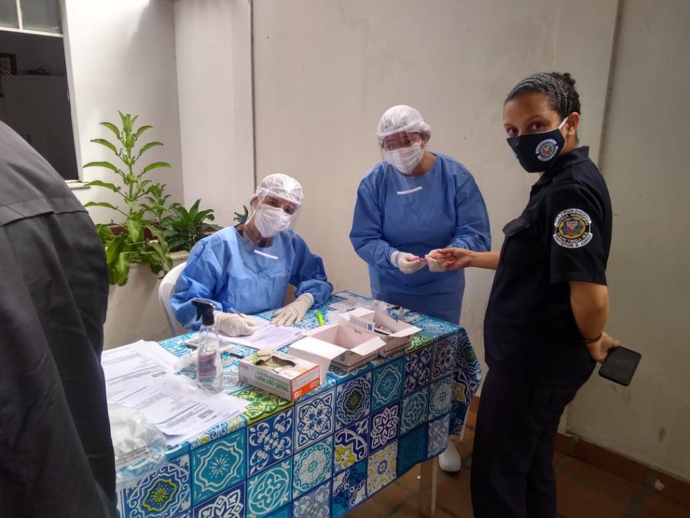 Itapetinga: Agentes de segurança pública são testados para covid-19