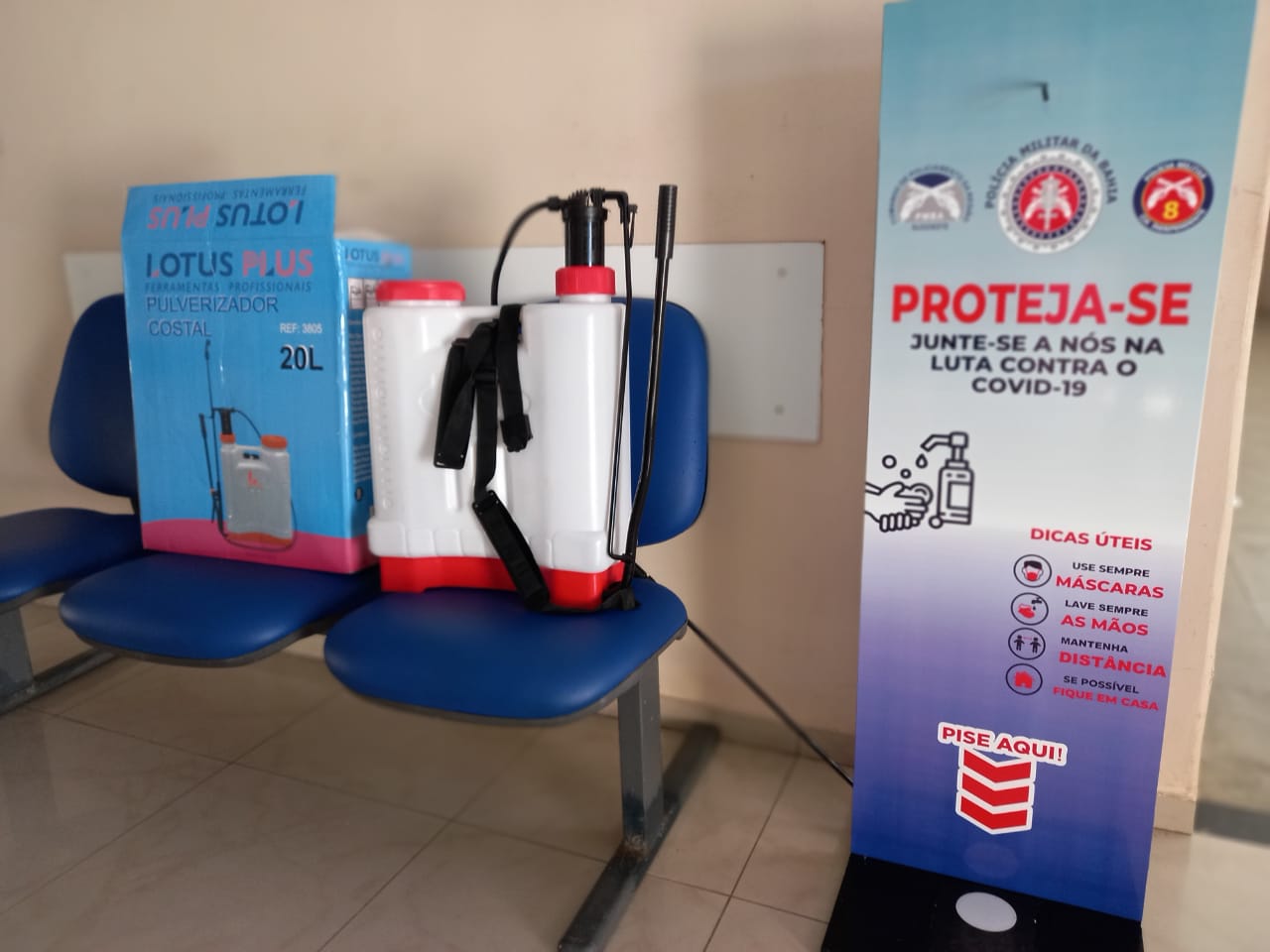 Itapetinga: 8ª CIPM Reforça medidas de proteção da tropa para impedir o contágio do novo coronavírus