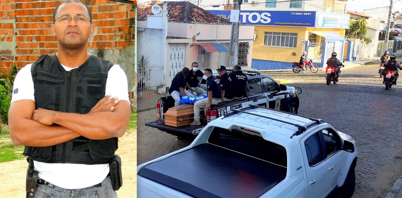 Força de segurança de Itapetinga prestam homenagem ao investigador de polícia  Civil José Carlos (J. CARLOS)…