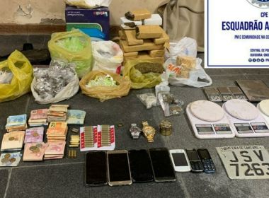 Feira de Santana: Casal é flagrado com 11 quilos de entorpecentes e R$ 9,3 mil em espécie