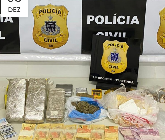 Itapetinga: Drogas no crédito ou no débito / Polícia Civil prende funcionário de  supermercado com quase 03 Kg de drogas