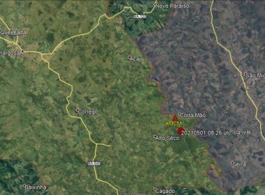 Novo tremor de terra é percebido em Duas Cidades da Bahia