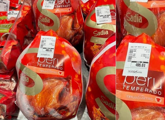 Produtos da Ceia de Natal sobem até 27% em um ano