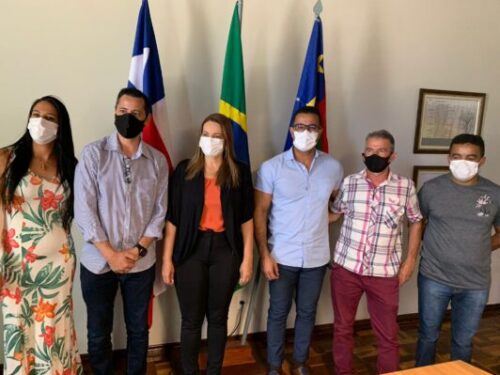 Conquista: Silva Neto e membros do PDT municipal se reúnem com a prefeita Sheila Lemos