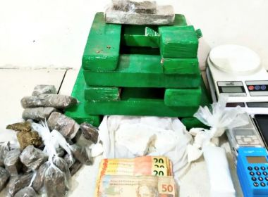 Quatro homens são presos com 11kg de maconha e 300g de cocaína em Conquista