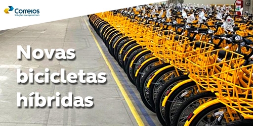 Correios adquirem frota de bicicletas elétricas para realizar entregas