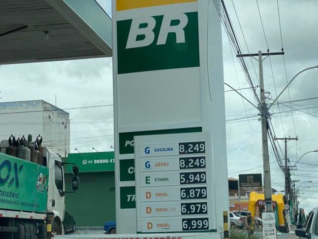 Disparou! Preço da gasolina chega a R$ 8,25 em Vitória da Conquista