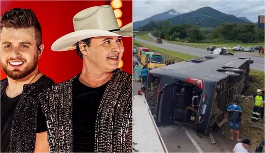Cantor sertanejo e mais 5 morrem em acidente de ônibus em SP após show
