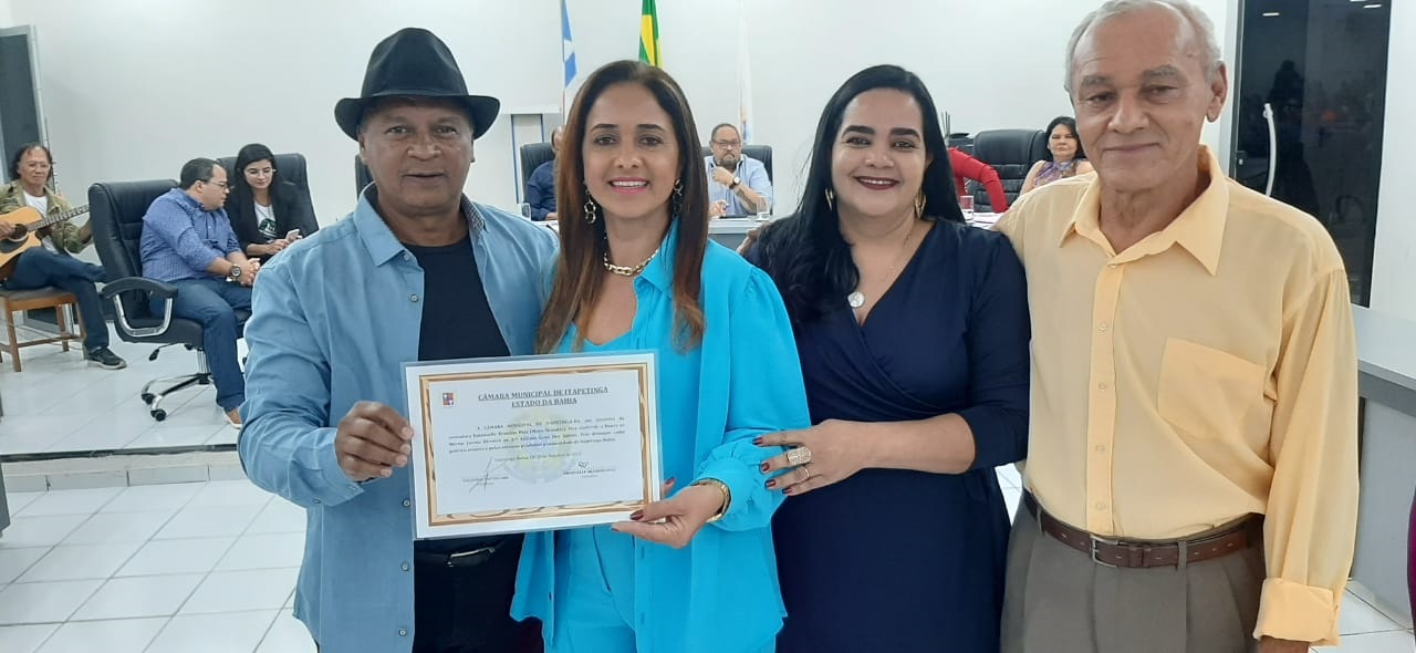 Itapetinga: Radialista Edilson Lima foi homenageado pela Câmara de Vereadores com a Medalha Juvino Oliveira