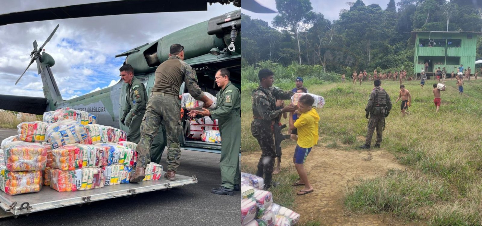 FAB distribuí cerca de 4 toneladas de alimentos para comunidades Yanomami