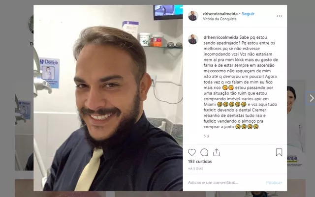 Foragido da Justiça, ex-estudante de odontologia volta a ser preso na BA; homem é apontado por causar lesões e mutilações em pacientes