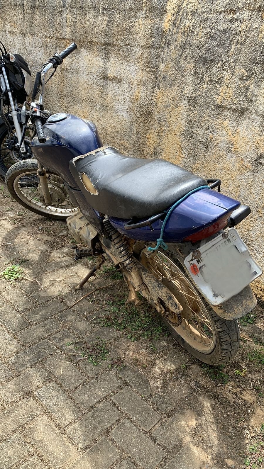 PETO da 8ªCIPM Recupera Motocicleta Com o Chassi Adulterado