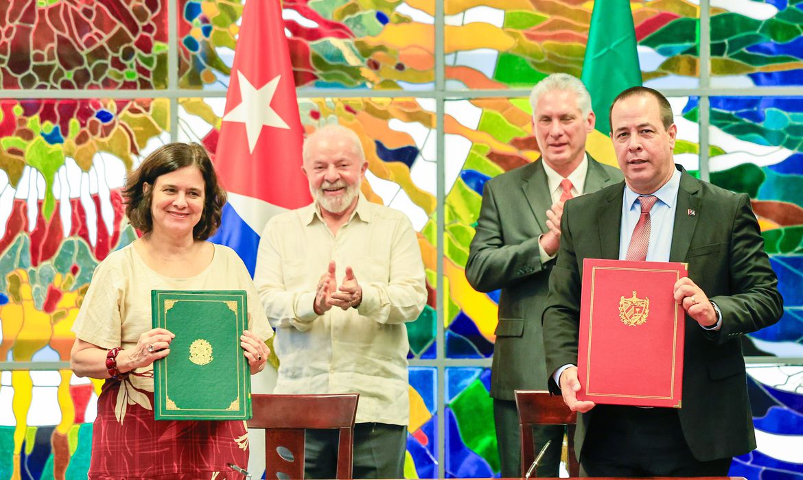 Brasil assina acordos de cooperação em vários setores com Cuba;  Os acordos ampliam a troca de tecnologias entre os dois países