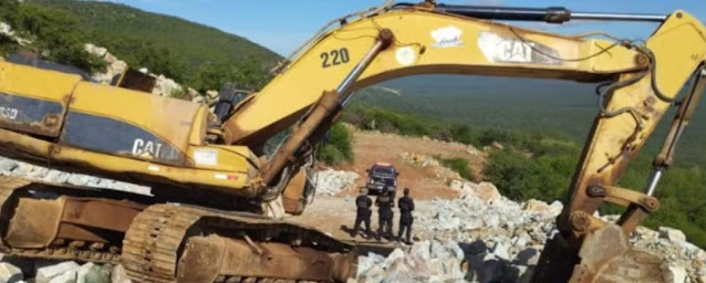 PF investiga fazendeiros que permitiam extração ilegal de quartzo verde por garimpeiros na Bahia