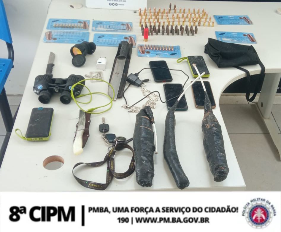 Em Iguaí e Ibicuí: Apreensão de Dinamite, Troca de Tiros, sequestro e Três Mortos (Duas Mulheres e Um Criminoso)