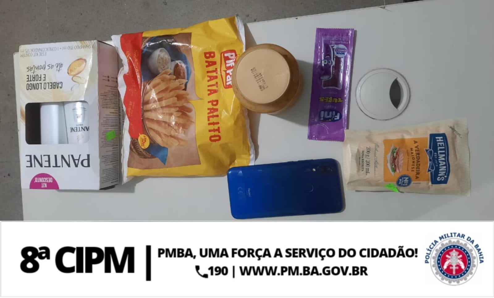 Itarantim: Ação Rápida da 8ªCIPM Recupera Intens Furtados Em Mercadinho