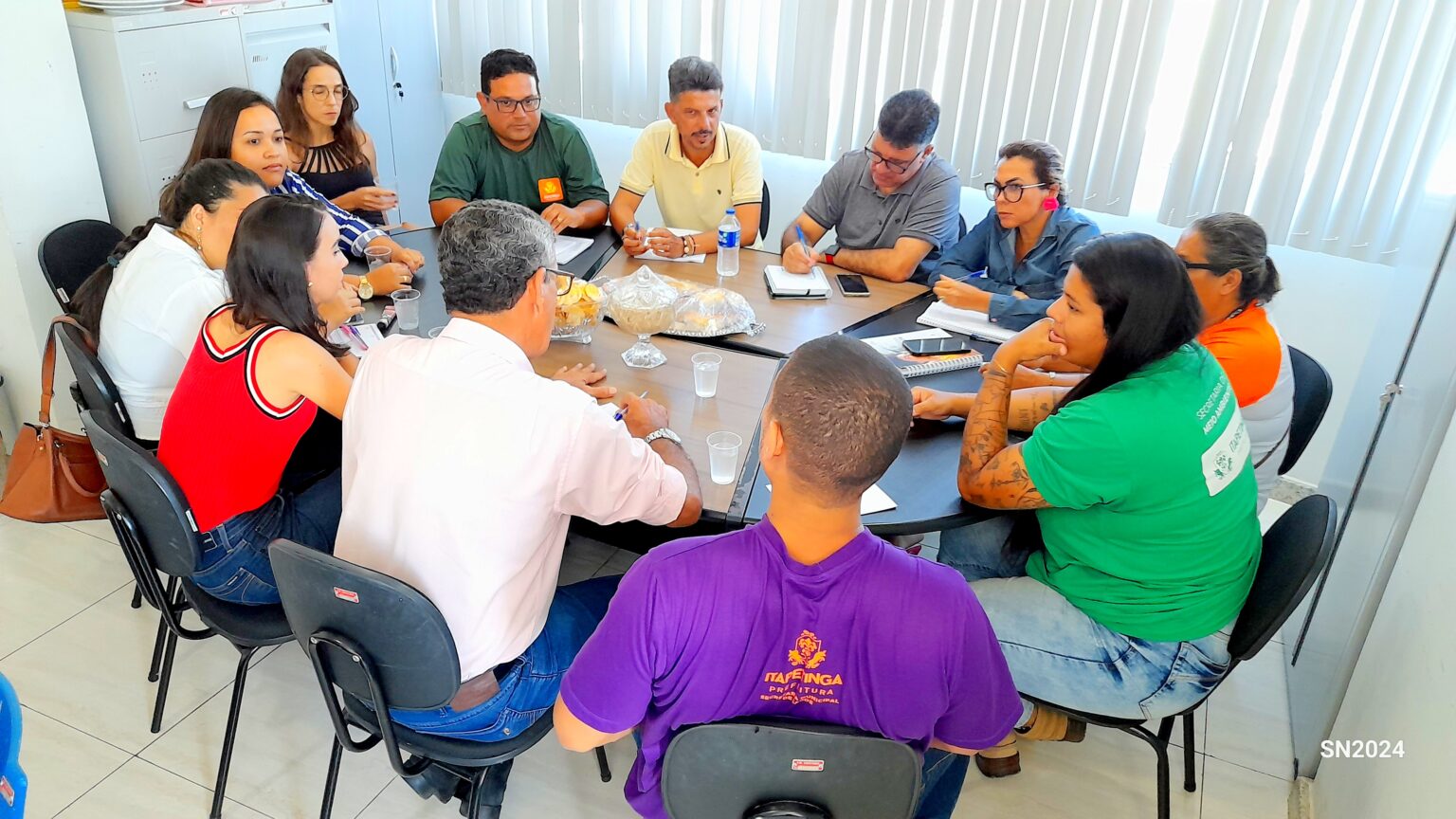 Reunião Com Secretários Para Definir o Próximo Faxinaço.O Segundo Será Nos Bairros Vila Rosa, Vila Maria, Restante do Clerolândia e Vila Riachão