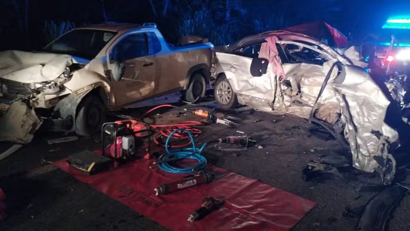 Três pessoas da mesma família morrem em acidente no interior da Bahia