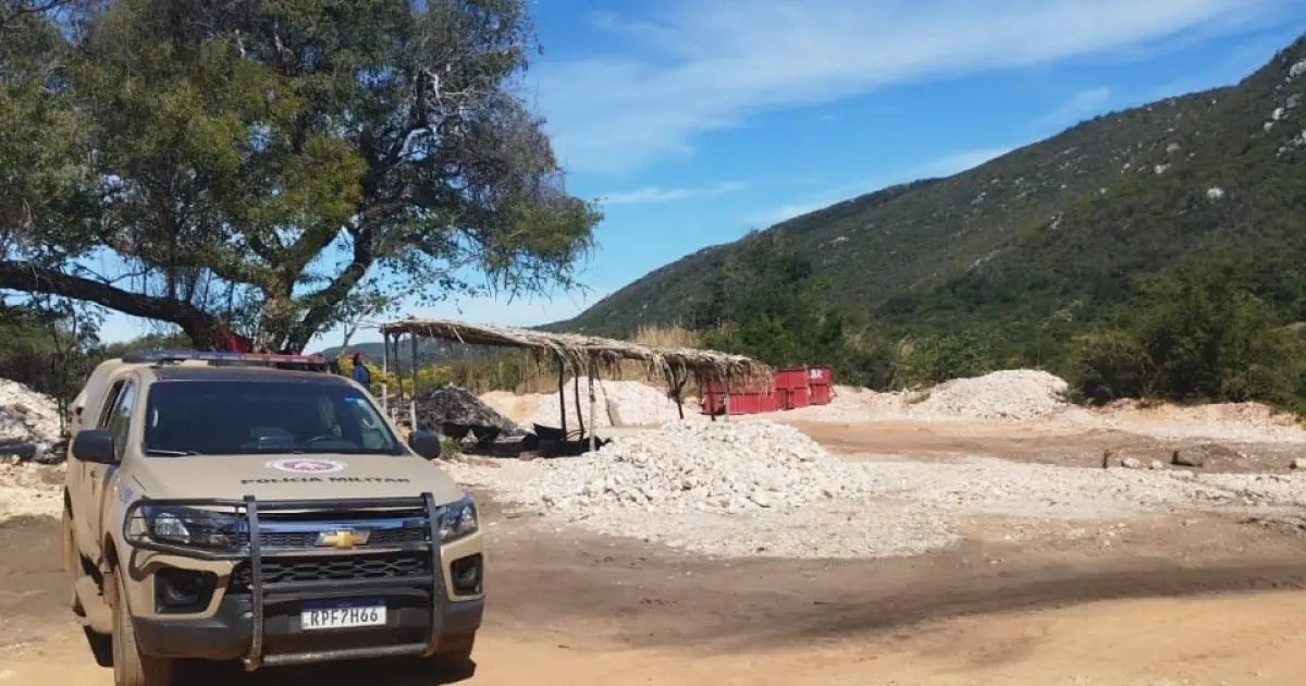 Garimpo ilegal é desmontado No Interior da Bahia