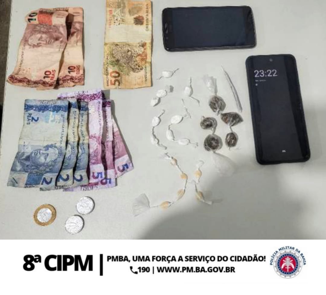 Itapetinga: Adolescente é Apreendido com Drogas Próximo ao Parque da Lagoa após Denúncia ao PETO da 8ªCIPM