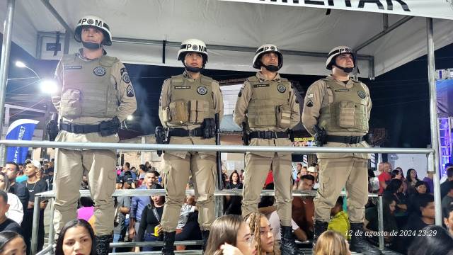 8ªCIPM realiza policiamento na festa de emancipação política de Itambé