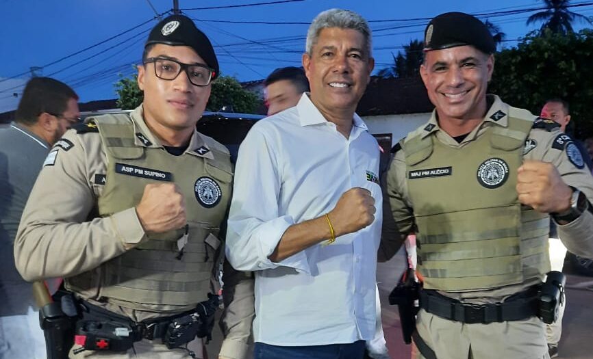 Governador é recepcionado pelo Comandante da 8ªCIPM em visita a região Do Médio Sudoeste