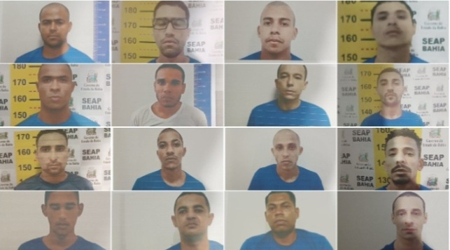 Saiba quem são os 16 detentos que fugiram do presídio de Eunápolis durante resgate de líder de facção; veja fotos