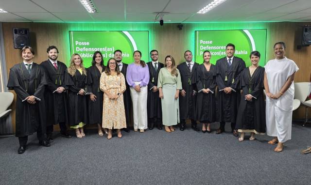 Defensoria Pública da Bahia ganha 10 novos defensores em 2025