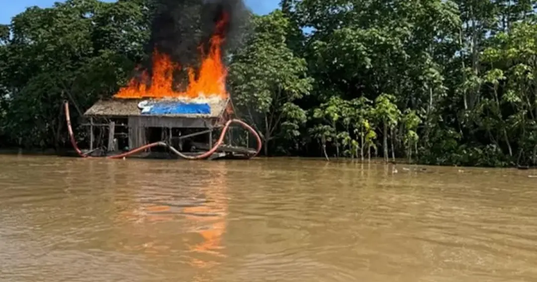 PF deflagra operação contra extração ilegal de ouro no Rio Madeira