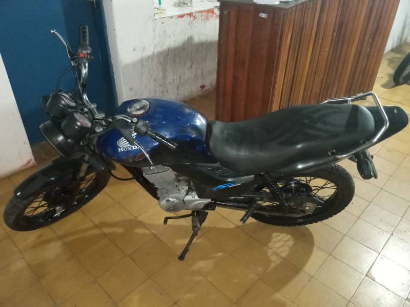 Ação conjunta da 8ª CIPM e da Guarda Municipal apreende motocicleta em Itarantim