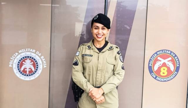 Determinação em Alta: Soldado Paula, da 8ªCIPM, avança para nova etapa na Polícia Militar da Bahia!