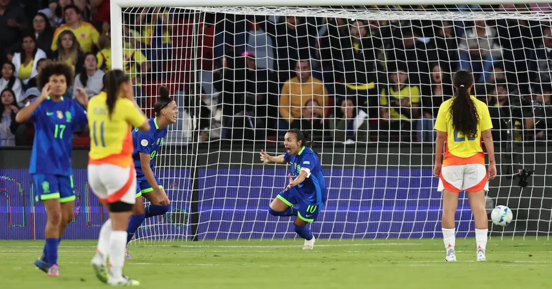 Marta brilha, Brasil vence Colômbia nos pênaltis e conquista 9ª Copa América Feminina