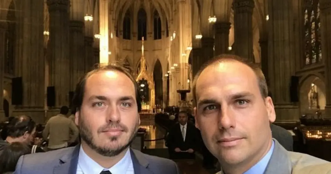 Carlos e Eduardo Bolsonaro dizem que governadores de direita agem como ratos e oportunistas