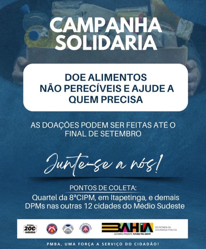 Setembro Solidário: Uma Corrente do Bem com a Polícia Militar