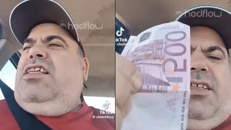 Português causa revolta ao oferecer dinheiro por “cabeças de brasileiros” em vídeo no TikTok