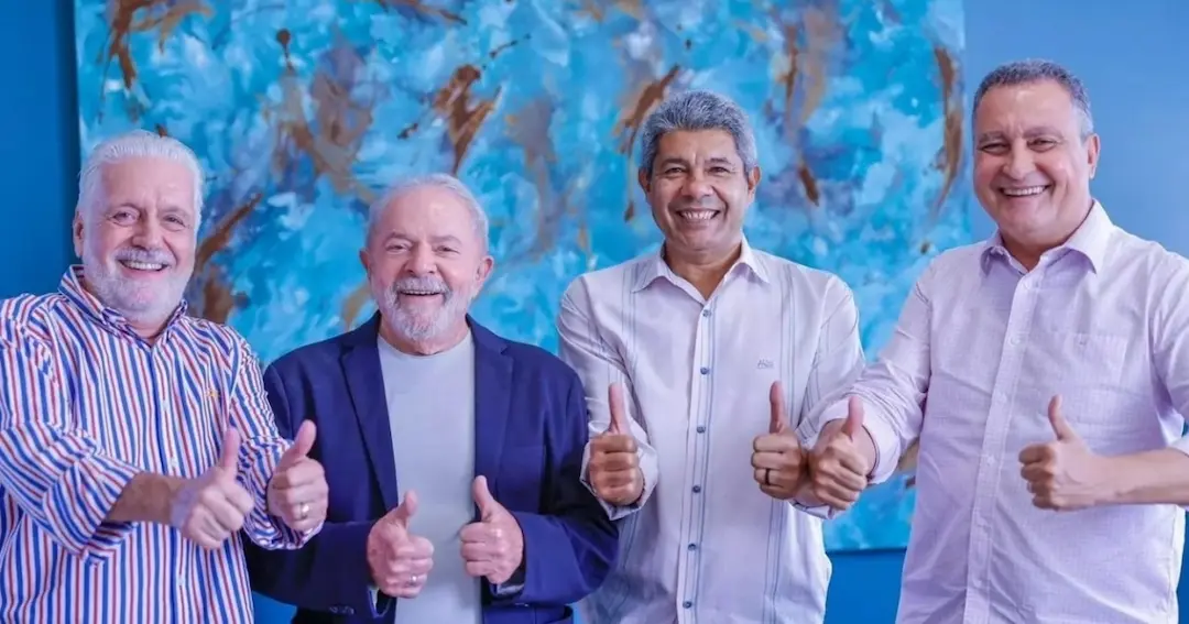 Lula, Rui Costa, Wagner e Jerônimo fazem reunião com empresários chineses para avançar tratativas sobre a Fiol