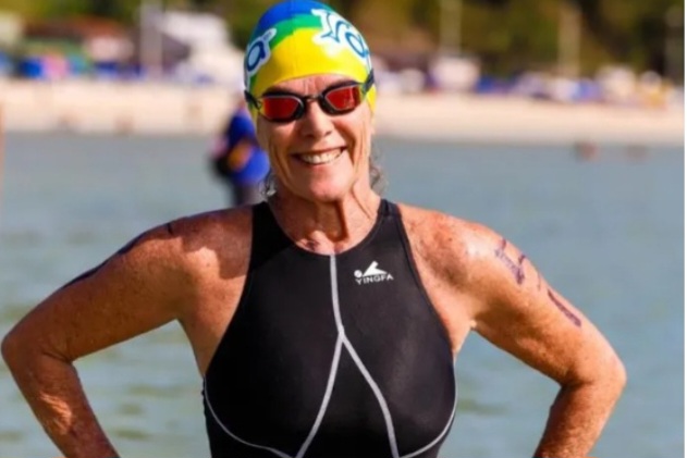 Aos 70 anos, nadadora baiana completa travessia Salvador–Mar Grande ida e volta sozinha