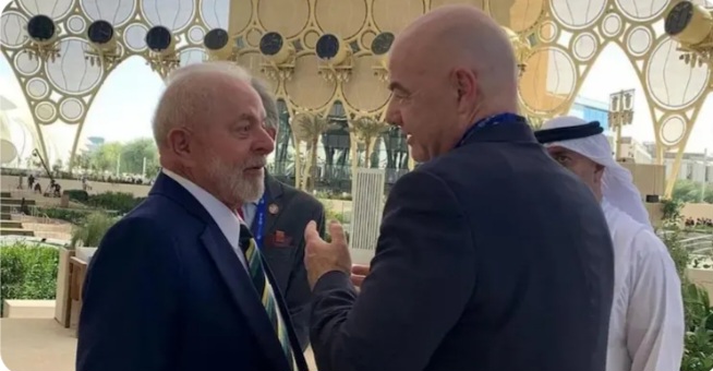 Lula e Infantino se reúnem em Brasília para tratar do Mundial Feminino de 2027 e da Copa do Mundo de Clubes