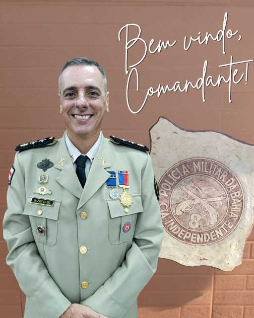 Novo comando: Major PM Javiel assume a 8ª CIPM em Itapetinga
