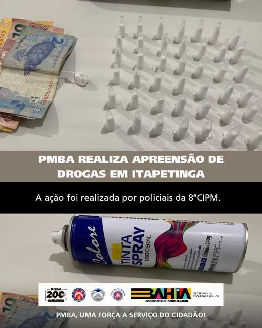 8ª CIPM reforça combate ao tráfico de drogas no Residencial Cassiano Gonçalves