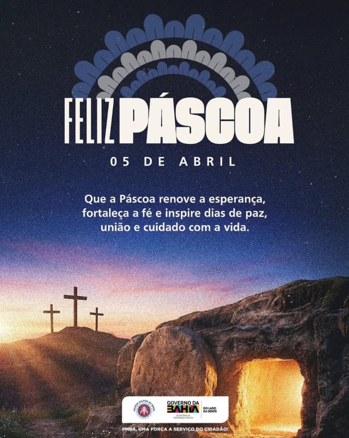 Nesta Páscoa, celebremos o recomeço, a união e os valores que nos tornam mais fortes. São os votos da 8ª CIPM.