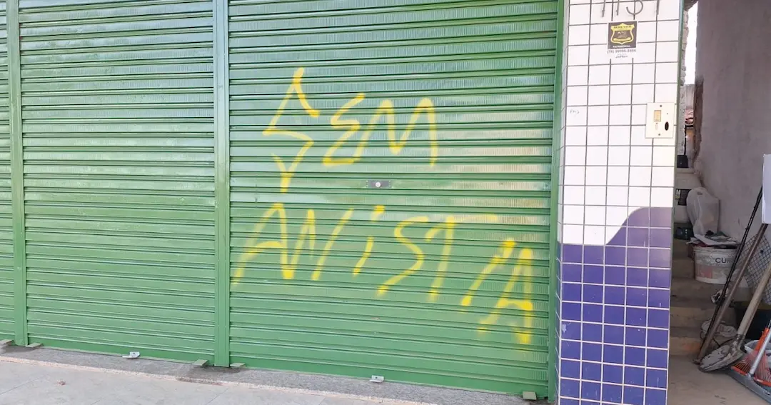 Capitão Alden denuncia vandalismo a ‘Casa da Direita’, em Irêce: “sem anistia”