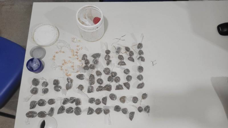 PETO da 8ª CIPM apreende dezenas de porções de crack e maconha em Itapetinga