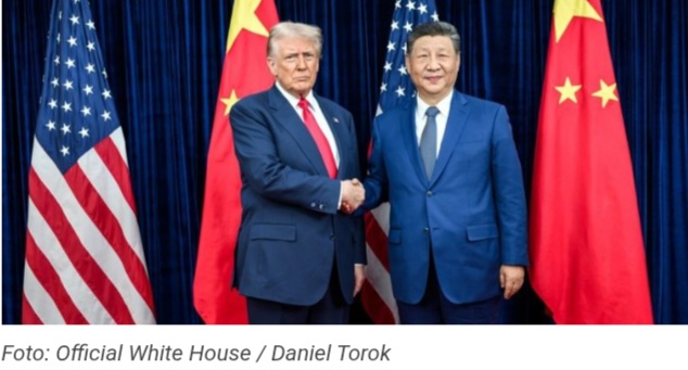 China e EUA acertam redução de tarifas sobre US$ 60 bilhões em produtos